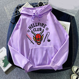 Stranger Things Hellfire Club Hoodie Printed Hoodie Sweater Autumn and Winter
