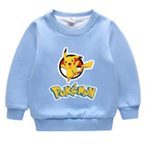 Children Pokemon Pikachu Hoodie Men's and Women's Children & Baby Baby plus Velvet Sweater