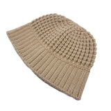Toboggan Hat Autumn and Winter Knitted Bucket Hat Women's Bucket Hat