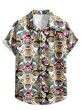 Men Hawaii Shirts Men's Shirt Summer Short Sleeve