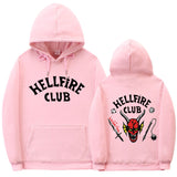 Stranger Things Hellfire Club Hoodie Hooded Sweatshirt Leisure Sports Sweater