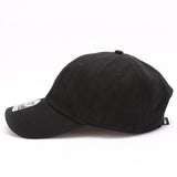 Dodgers and Yankees Baseball Cap 47brand Baseball Cap Female Casual Soft Top All Black