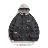 Men Jacket Men's Spring and Autumn Baggy Casual Jacket Coat