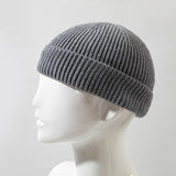 Toboggan Hat Knitted Skullcap Trendy Autumn and Winter
