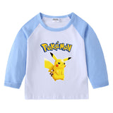 Children Pokemon Pikachu Hoodie Spring and Autumn Pikachu