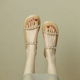 Nude Block Heel Peep Toe Sandals