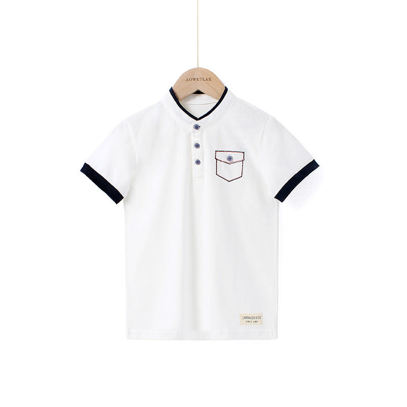 Children T Shrits Summer Children's Short-Sleeved T-shirt Men