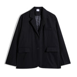 Men's Casual Suit Man Blzer Solid Color Suit Coat Men's Loose Lapels Casual Small Suit Jacket