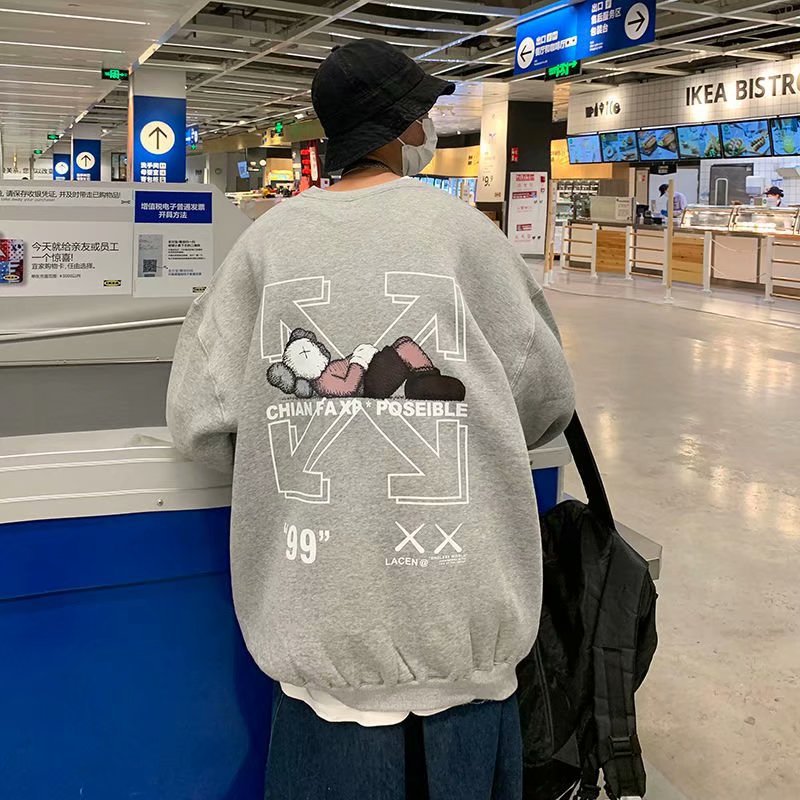 Men Sweatshirts Crew Neck Sweater Men Autumn Coat