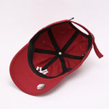 Dodgers and Yankees Baseball Cap 47brand Baseball Cap Women Wine Red Soft Top NY Embroidery La Cap Casual Hat