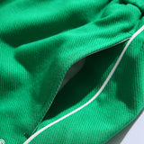 Men Shorts Summer Solid Color Letter Embroidered Slacks Shorts