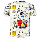 Homer Simpson Shirt Summer Digital Printed round Neck Short Sleeve T-shirt