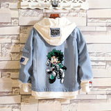 Comic Denim Jacket Anime Clothes Denim Jacket