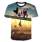 Marvel T Shirt Summer T-shirt Printed T-shirt Short Sleeve