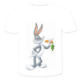 Bugs Bunny Shirt Fashion Short Sleeve Printed Pullover T-Shirt