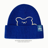 Toboggan Hat Woolen Cap Women's Autumn and Winter Knitted Hat All-Matching