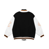 Baby Blue Varsity Jacket Letter Loose Men's Autumn Baseball Uniform Jacket