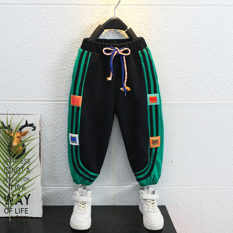 Toddler Boys Pants Boys' Spring and Autumn Sweatpants Sports and Leisure
