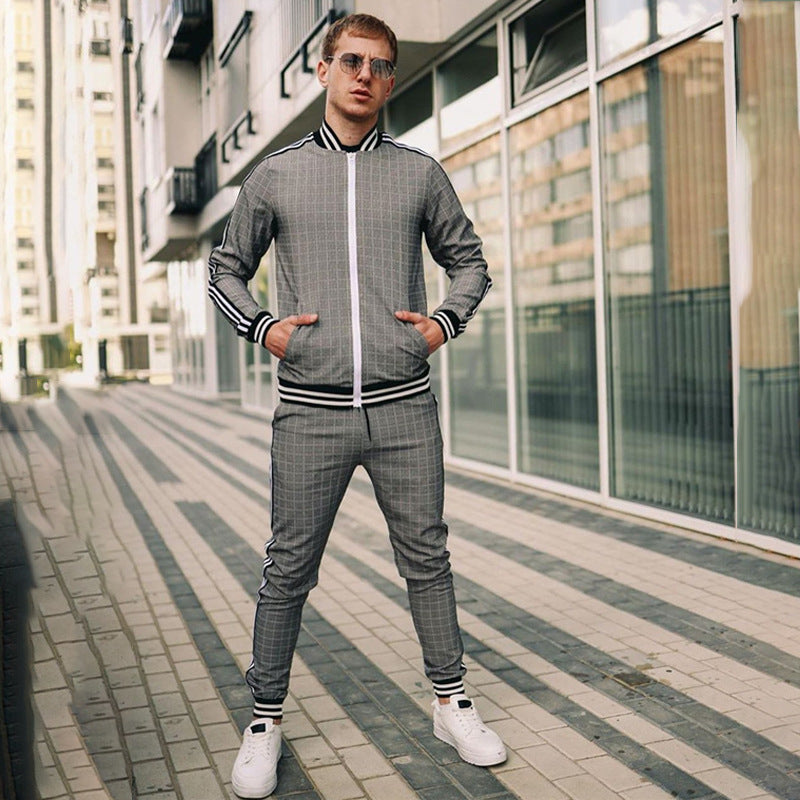 Men Tracksuit Leisure Men 'S Suit Spring And Autumn Coat