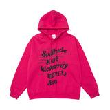 Mens Fall Outfits Fleece Hooded Sweater Men's and Women's Loose Sports Hoodie Couple's Tops