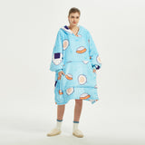 Hoodies Blankets Lazy Blanket Lambswool Thickened Home