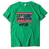 Let's Go Brandon T Shirts Brandon Printed Short-Sleeved T-shirt Women's Bottoming Shirt