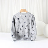 Children Boy Hoodie Spring and Autumn Long-Sleeved Sweater Printed Terry