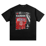Stephen Curry Shirt NBA Star Collection Printed Short-Sleeved T-shirt