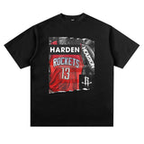 Kyrie Irving Shirt NBA Star Printed Short Sleeve T-shirt Sports