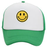 Smiley Face Cap Sponge Smiley Face Simple Casquette