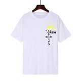 Cactus Jack McDonalds Shirt Joint Singer Short Sleeve T-shirt