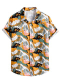 Men Hawaii Shirts Shirt Men's Shirt Summer Short Sleeve