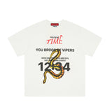 Rrr123 T Shirt Matthew Viper Print Hip Hop T-shirt