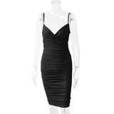 Hot Women In Tight Dresses Sexy Backless Slim Fit Suspender Dress