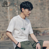 Men T-shirt Summer Cotton Short Sleeve T-shirt Men's Loose Casual