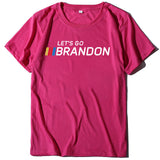 Let's Go Brandon T Shirt Women's Top Short Sleeve T-shirt Women