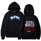 Travis Scott Astroworld Hoodie Hooded Fleece Casual Pullover