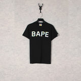 WGM Closing Shark Letter Print Short-Sleeve T-shirt Men and Women