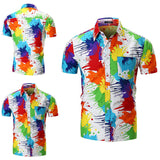 Men Hawaii Shirts Men Loose Casual Shirt
