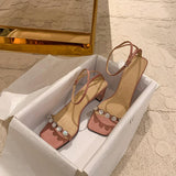 Nude Heels for Wedding Sandals