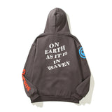 Kanye West KSG Hoodie Autumn and Winter Foam Graffiti Printing Hooded Men and Women