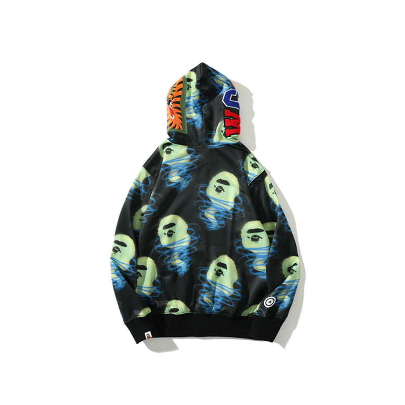 WGM Closing Printing Men's Women's Pullover Zipper Street