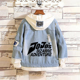 Comic Denim Jacket Jacket Spring and Autumn