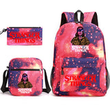 Stranger Things Hellfire Club Backpack Stranger Things Backpack Three-Piece Set for Students