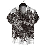 Men Beach T Shirts Men's Spring Leisure Short Sleeve Shirt