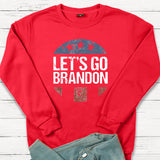 Let'S Go Brandon T Shirt Letter Sweater Round Neck Spring And Autumn Sweater Men And Women