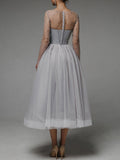 Bridesmaid Dress Spring/Summer Women'S Sexy Tube Top Pearl Swing Dress