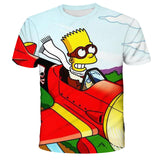 Homer Simpson Shirt Summer Digital Printing Leisure