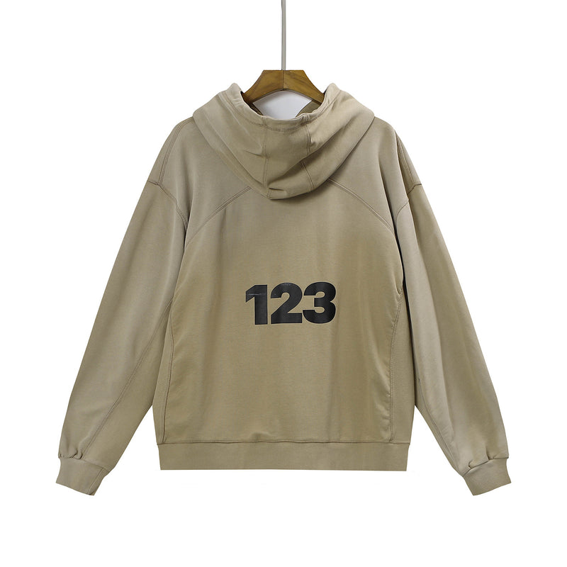 Rrr123 Hoodie Gradient Design Vintage Loose Hooded Sweater