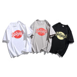Men T Shitrs Summer Men's Letter Printed T-shirt Casual Short Sleeve